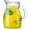Stiklinis ąsotis gėrimams su rankena 500 ml
