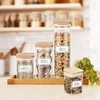 Stiklinis indas biriems produktams su dangteliu ir sandarikliu 600 ml