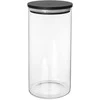 Stiklinis indas biriems produktams su dangteliu ir sandarikliu 980 ml