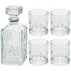 Excellent Houseware Viskio dekanteris ir stiklinių stiklinė 900 ml + 4x230 ml 5 vnt.