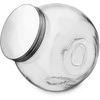 Stiklinis virtuvinis indas su dangteliu, indelis biriems produktams, makaronams, saldumynams, kavai, 3 l