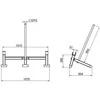 STR44 DEADLIFT BARBELL JACK KOMERCINĖ HMS BAR LIFT