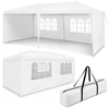 TENO baltas sodo paviljonas su langais 3x6 m