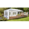 TENO baltas sodo paviljonas su langais 3x6 m