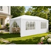 TENO baltas sodo paviljonas su langais 3x6 m