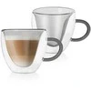 Terminės stiklinės su dviguba sienele kavai ir arbatai DOUBLE 280 ml 2 vnt.