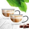 Terminės stiklinės su dviguba sienele kavai ir arbatai DOUBLE 300 ml 2 vnt.