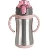 Terminis puodelis / termosas plieno vandens butelis, rožinis, 300 ml