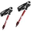 TK8601 RAUDONA ALUMINIUMO TREKING POLAI NILS