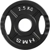 TOD02 olimpinė lėkštė, juoda, 2,5kg, HMS