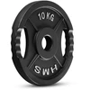 TOD10 olimpinė lėkštė, juoda, 10 kg, HMS