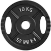 TOD10 olimpinė lėkštė, juoda, 10 kg, HMS
