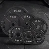 TOD20 olimpinė lėkštė juoda, 20 kg HMS