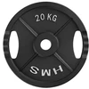 TOD20 olimpinė lėkštė juoda, 20 kg HMS