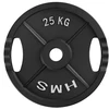 TOD25 olimpinė lėkštė, juoda, 25 kg, HMS