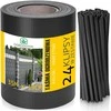 Tvoros juosta 19cm X 35m grafito danga
