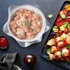 Universalūs silikoniniai maisto dangteliai, 3 dangtelių rinkinys
