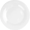 VILDE negilios stiklinės vakarienės lėkštės, baltos, 6 vnt., 25,5 cm, opalo spalvos