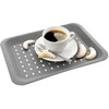 Virtuvės serviravimo padėklas pilkas 33x23 cm