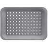 Virtuvės serviravimo padėklas pilkas 33x23 cm
