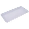 Virtuvės serviravimo padėklas stačiakampis 29,5x15 cm baltas