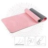 YM10 TPE YOGA MAT ŠVIESI RAUDŽIAS HMS