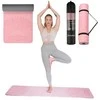 YM10 TPE YOGA MAT ŠVIESI RAUDŽIAS HMS