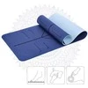 YM10 TPE YOGA MAT TAMSIAI MĖLYNAS HMS