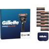 Gillette Fusion ProGlide Skustuvo Vyrams Galvutės, 8 vnt., Peiliukų Laikiklis