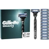 Skustuvas vyrams Gillette Mach3 + 12 galvučių