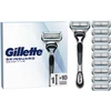 Skustuvas vyrams Gillette SkinGuard + 11 skutimosi galvučių