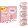 Skustuvo moterims Gillette Venus ComfortGlide Spa Breeze keičiamos galvutės, 10 vnt.
