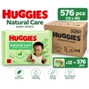 Huggies Natural niisked salvrätikud 576tk