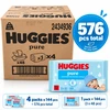 Huggies Pure niisked salvrätikud 576tk