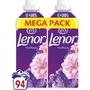 LENOR Audinių minkštiklis "Floral Bouquet" 2x987 ml (94 Skalbimai)