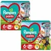 Pampers Pants Paw Patrol Sauskelnės-Kelnaitės, 6 Dydis, 120 Sauskelnės, 13-19kg