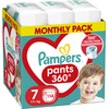 Sauskelnės-kelnaitės Pampers Pants, 7 dydis, 17+ kg, 114 vnt.