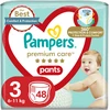 Sauskelnės-kelnaitės PAMPERS Premium Pants, Value Pack, 3 dydis, 48 vnt.