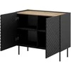 Cama Meble Baldų Komoda - Onda 98x45x85 Juoda