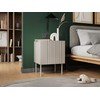 Cama Meble 2 dalių naktinis staliukas ISLA 44,5x40x59 kašmyro matinė spalva