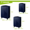 Zestaw 3 viename lagaminų rinkinys - tamsiai mėlynas mėlynas Trizand 26664