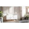 Cama Meble 3D komoda PALAZZO BIS 151x40x75 baltas matinis