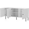 Cama Meble 3D komoda PALAZZO BIS 151x40x75 baltas matinis
