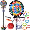 Jokomisiada 3in1 Sports Set Throw at the target! Basketball stand + accessories SP0830