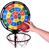 Jokomisiada 3in1 Sports Set Throw at the target! Basketball stand + accessories SP0830