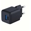 3Mk Protection 3mk Hyper GaN įkroviklis 20W QC4+ PD PPS USB-C USB-A sieninis įkroviklis - Juodas