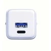 3Mk Protection 3mk Hyper GaN įkroviklis 20W QC4+ PD PPS USB-C USB-A sieninis įkroviklis - Baltas
