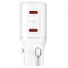 3Mk apsauga 3mk incharge® Globe 45W™ 2C PD QC4+ PPS SCP AFC US/EU/AUS/UK Baltas