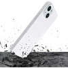 Dėklas 3Mk apsauga 3mk Hardy silikoninis MagCase iPhone 15 - baltas ir sidabrinis