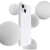 Dėklas 3Mk apsauga 3mk Hardy silikoninis MagCase iPhone 15 - baltas ir sidabrinis